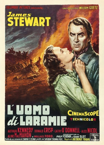 Poster 4 for the film The Man from Laramie (1955), painted by Anselmo Ballester