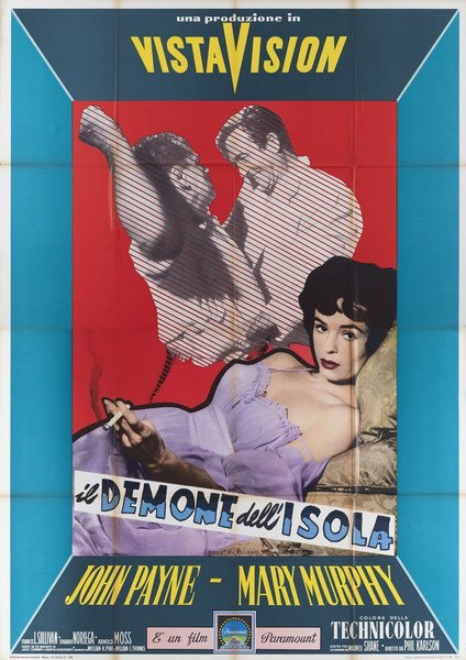 Poster 2 for the film Hell's Island (1955)