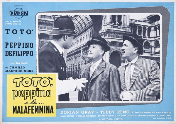 Fotobusta 4 per il film Totò, Peppino e la... malafemmina (1956)