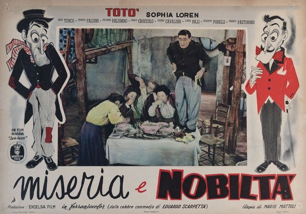 Fotobusta 2 per il film Miseria e nobiltà (1954)