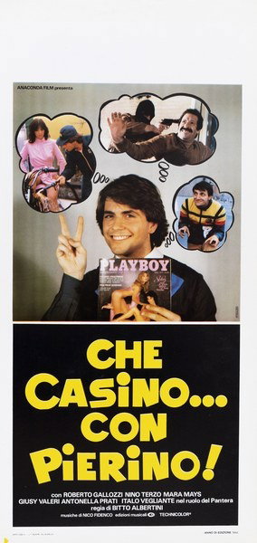 Locandina 1 per il film Che casino... con Pierino! (1982), dipinto da Pierpaolo Scalera
