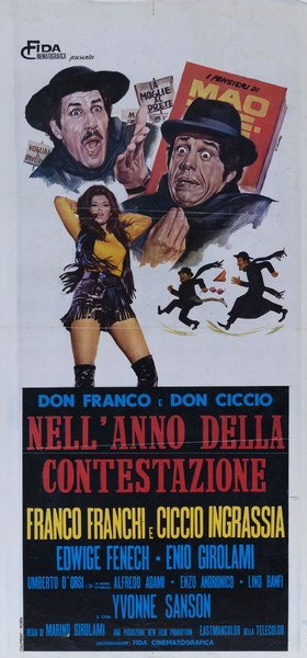 Don Franco and Don Ciccio in a Year of Protest - Lobby Card 1