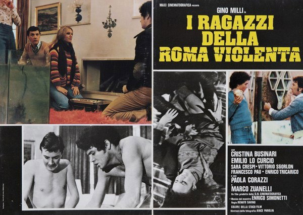 Lobby Card 8 for the film The Children of Violent Rome (1976)