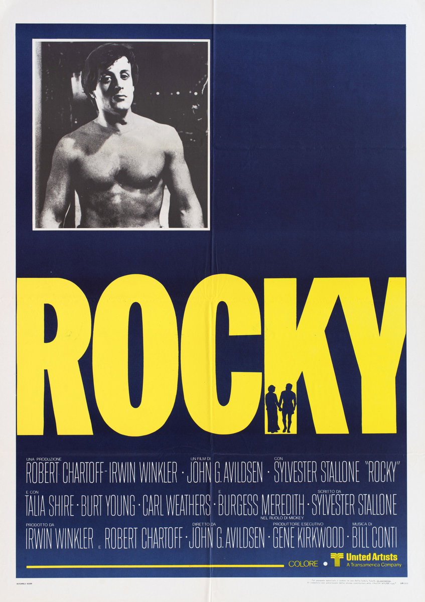 Manifesto 2 per il film Rocky (1976)