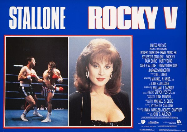 Fotobusta 3 per il film Rocky V (1990)