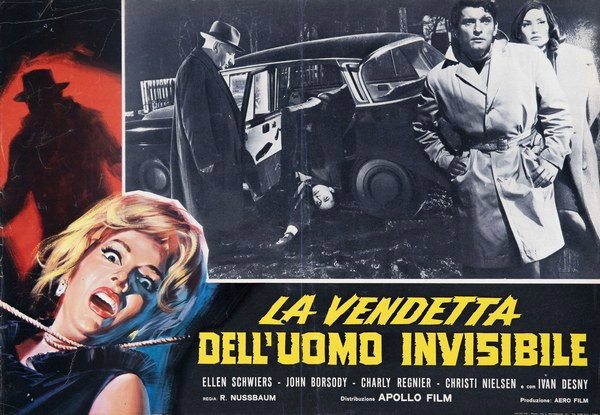 Fotobusta 4 per il film La Vendetta dell'uomo Invisibile (1963)