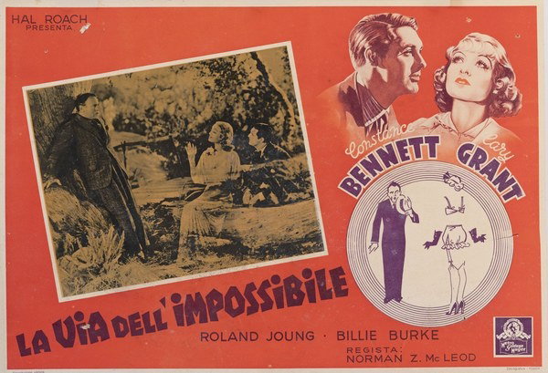 Fotobusta 2 per il film La via dell'impossibile (1937)
