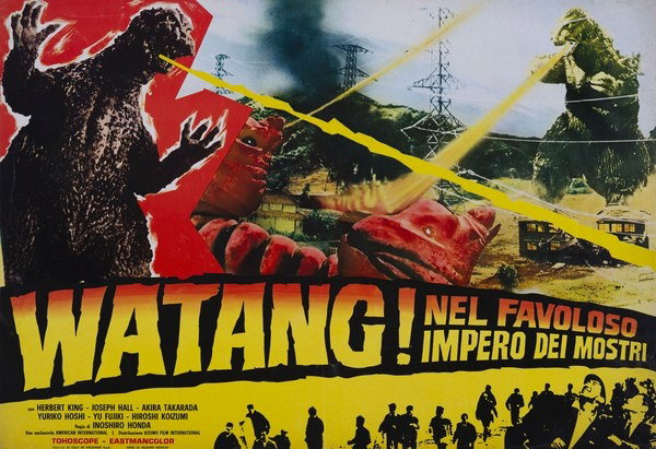Fotobusta 3 per il film Watang! Nel favoloso impero dei mostri (1964)