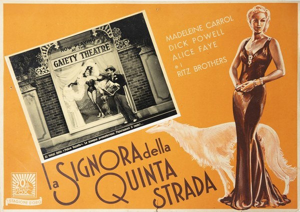 La signora della quinta strada - Fotobusta 1