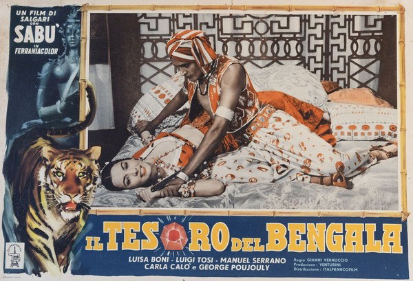 Lobby Card 2 for the film The Treasure of Bengal (1953)