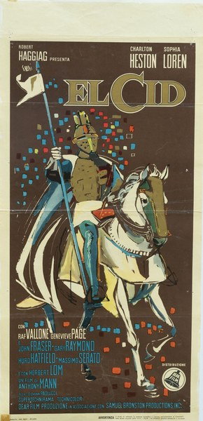Locandina 2 per il film El Cid (1961), dipinto da Ercole Brini
