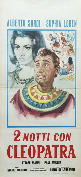 Locandina 2 for the film Two Nights with Cleopatra (1954)
