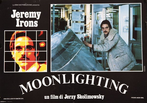 Fotobusta 4 per il film Moonlighting - Cittadini di nessuno (1982), dipinto da Pierpaolo Scalera (visual)
