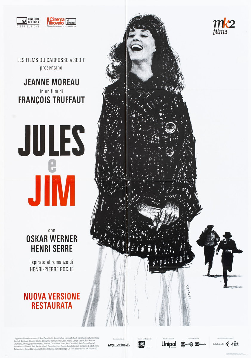 Manifesto 3 per il film Jules e Jim (1962)