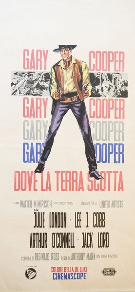 Locandina 2 per il film Dove la terra scotta (1958)