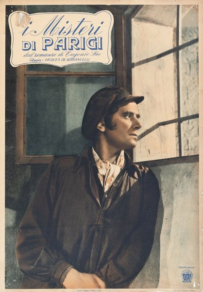 Fotobusta 2 per il film I misteri di Parigi (1943)
