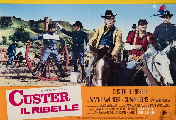 Lobby Card 2 for the film The Legend of Custer (1968)