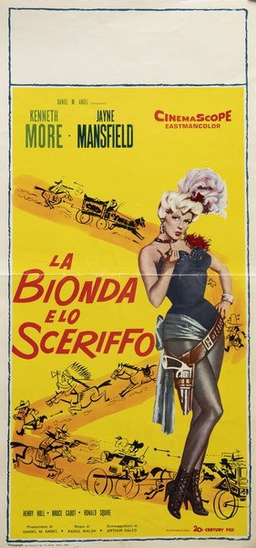La bionda e lo sceriffo - Locandina 1