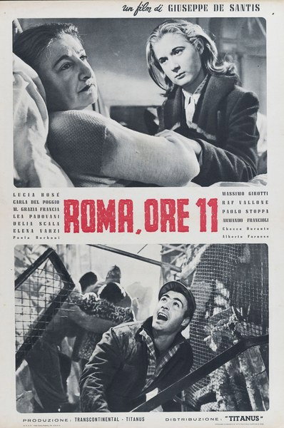 Fotobusta 2 per il film Roma, ore 11 (1952)