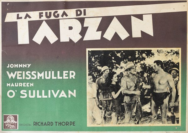 Fotobusta 2 per il film La fuga di Tarzan (1936)