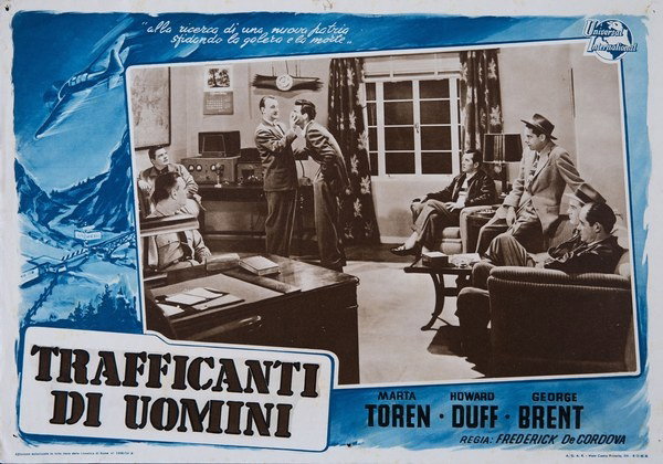 Fotobusta 4 per il film Trafficanti d'uomini (1949)