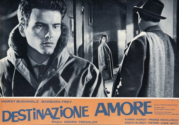 Fotobusta 4 per il film Endstation Liebe (1958)