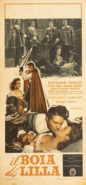 Milady and the Musketeers - Lobby Card 1