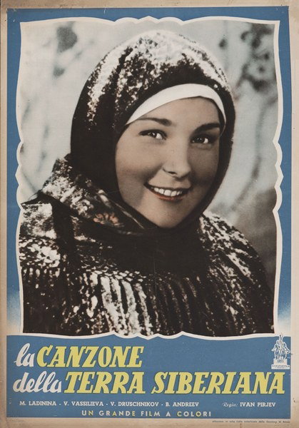 Fotobusta 1 per il film La canzone della terra siberiana (1948)