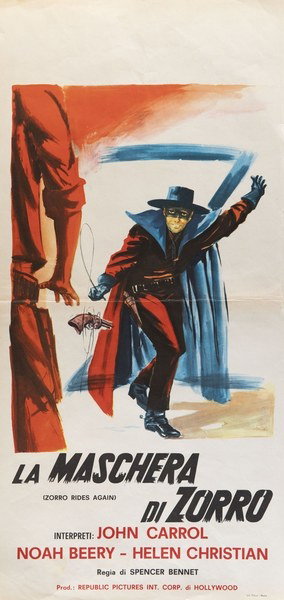Locandina 2 for the film Zorro Rides Again (1937)