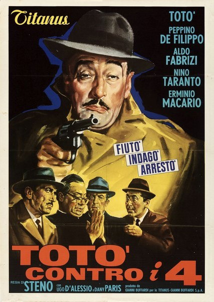 Manifesto 2 per il film Totò contro i 4 (1963)