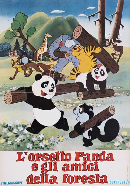 Manifesto 3 per il film L'orsetto panda e gli amici della foresta (1973)
