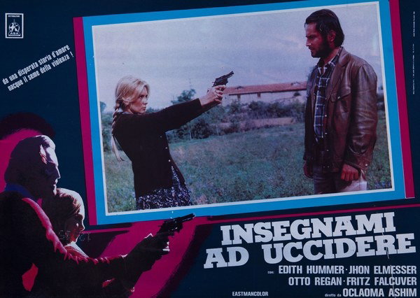 Fotobusta 4 per il film Insegnami ad uccidere (1973)