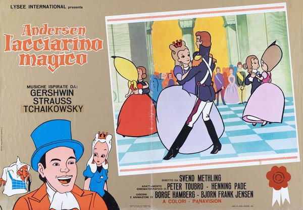 Fotobusta 3 per il film Andersen - L'acciarino magico (1946), dipinto da Pierpaolo Scalera (visual)