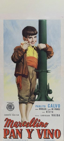 Locandina 4 for the film The Miracle of Marcelino (1955), painted by Averardo Ciriello