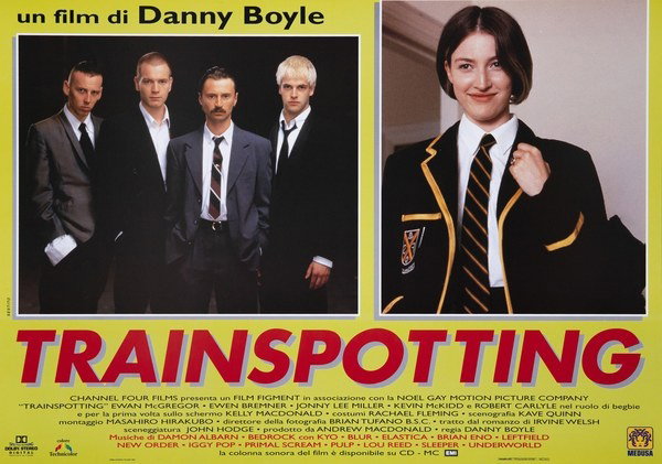 Lobby Card 5 for the film Trainspotting (1996), painted by Paolo Sestito