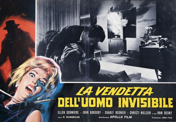 Fotobusta 7 per il film La Vendetta dell'uomo Invisibile (1963)