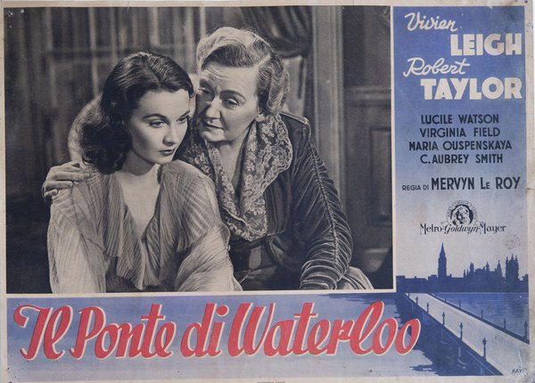 Fotobusta 4 per il film Il ponte di Waterloo (1940)
