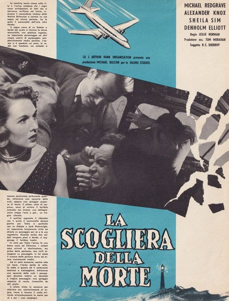 Fotobusta 2 per il film La scogliera della morte (1955)