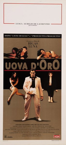 Locandina 2 per il film Uova d'oro (1993), dipinto da Petrollo Massimo (Maxy)