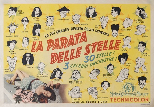 La parata delle stelle - Fotobusta 1
