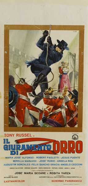 Behind the Mask of Zorro - Lobby Card 1