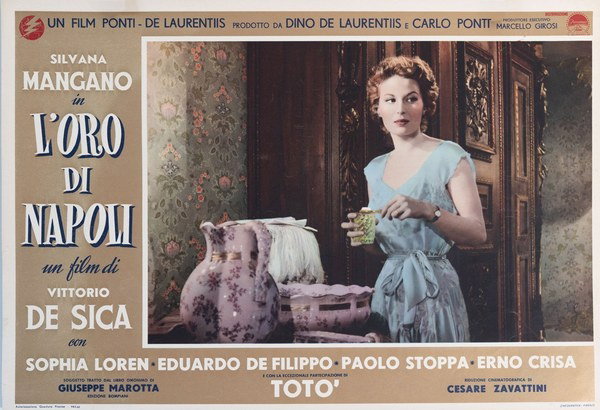 Lobby Card 3 for the film The Gold of Naples (1954)
