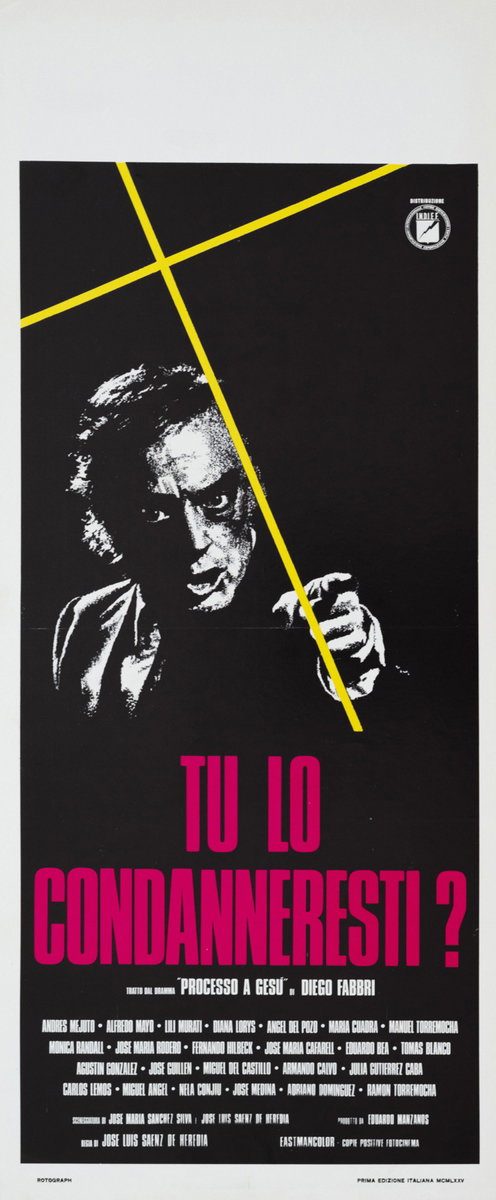 Proceso a Jesús - Lobby Card 1