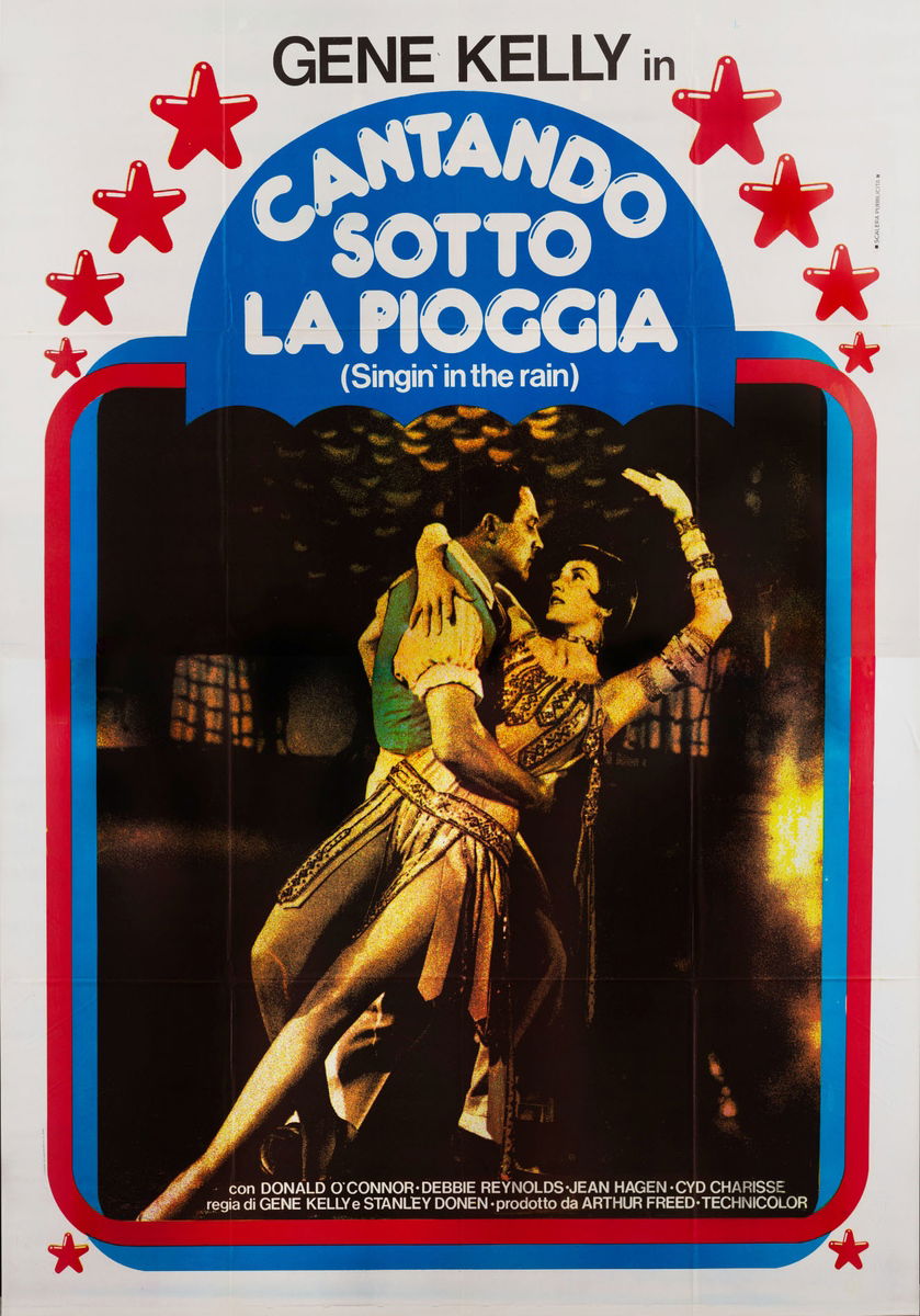 Cantando sotto la pioggia - Manifesto 1