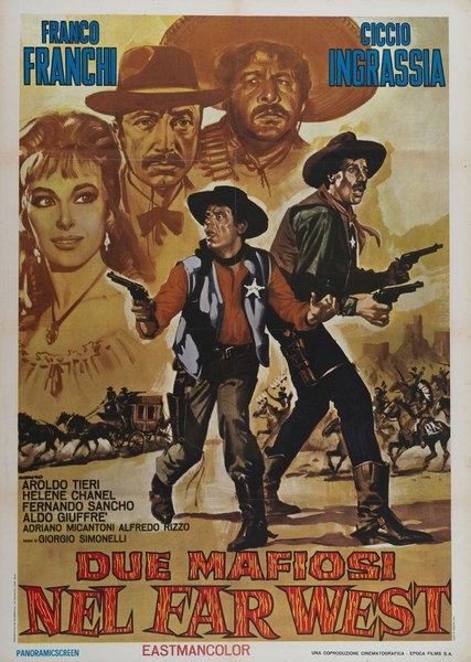 Manifesto 3 per il film Due mafiosi nel Far West (1964)