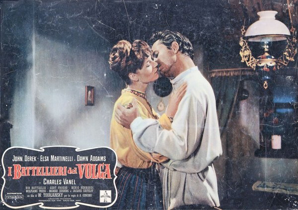 Fotobusta 9 per il film I battellieri del Volga (1935)