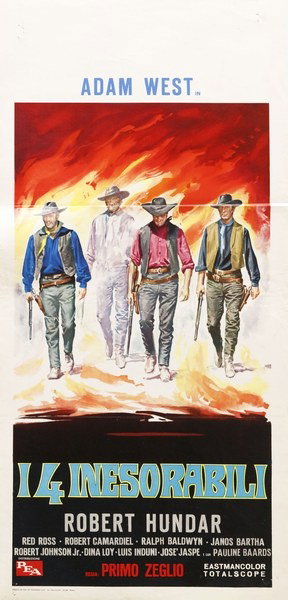 The Relentless Four - Lobby Card 1