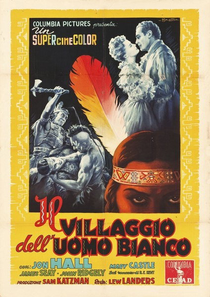 Il villaggio dell'uomo bianco - Manifesto 1