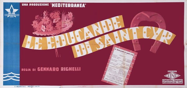 Poster 2 for the film Le educande di Saint-Cyr (1941)