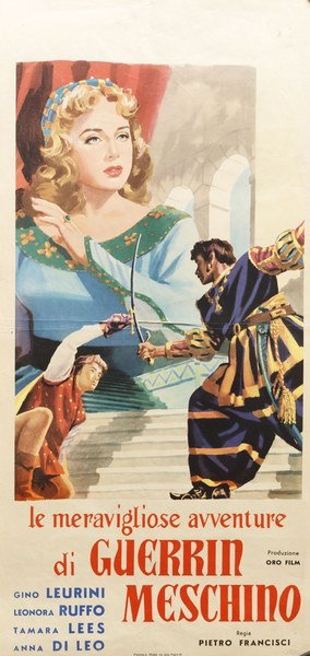 Locandina 2 per il film Le meravigliose avventure di Guerrin Meschino (1952)
